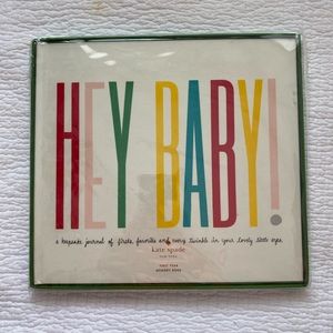 Kate Spade Baby Book Hey Baby First Year Book new
